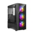 PC POWER SPIDER WEB CRYSTAL Black ATX Gaming Casing #PG-400